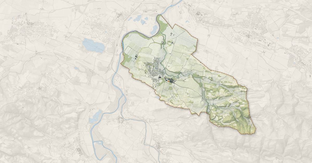 Portrait cartographique de Cavanac : relief, eau, forêts, bâti et voies, calculés à partir des données de l'IGN