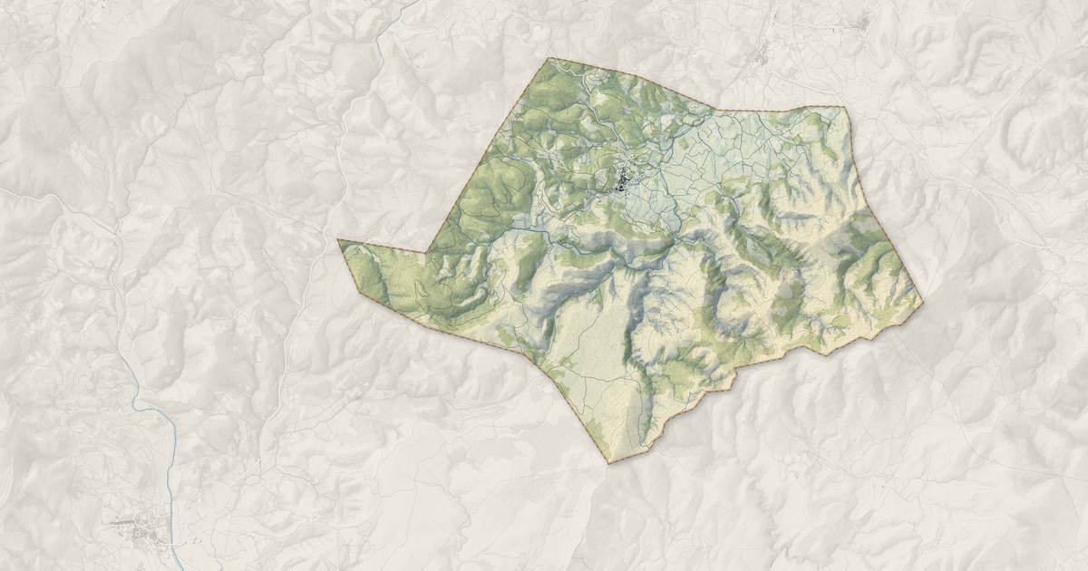 Portrait cartographique de Embres-et-Castelmaure : relief, eau, forêts, bâti et voies, calculés à partir des données de l'IGN