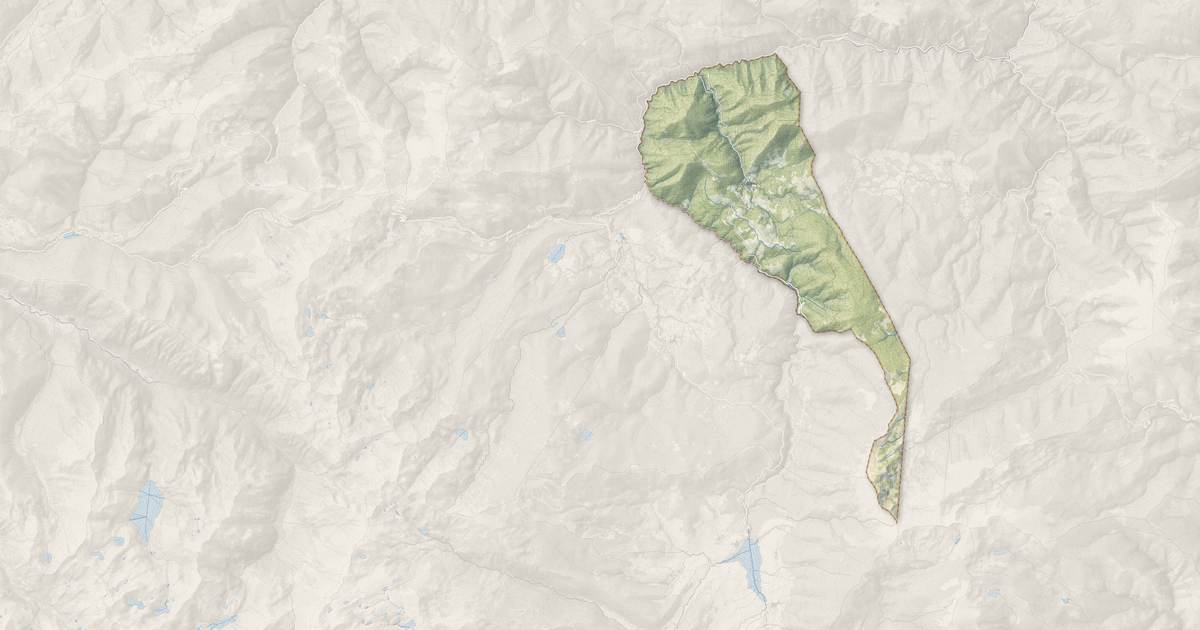 Portrait cartographique de Escouloubre : relief, eau, forêts, bâti et voies, calculés à partir des données de l'IGN
