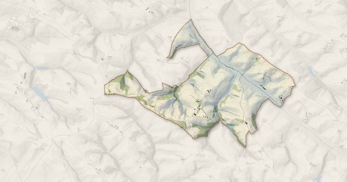Portrait cartographique de Fajac-la-Relenque : relief, eau, forêts, bâti et voies, calculés à partir des données de l'IGN