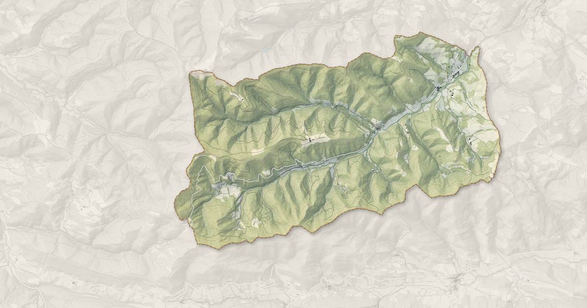 Portrait cartographique de Festes-et-Saint-André : relief, eau, forêts, bâti et voies, calculés à partir des données de l'IGN
