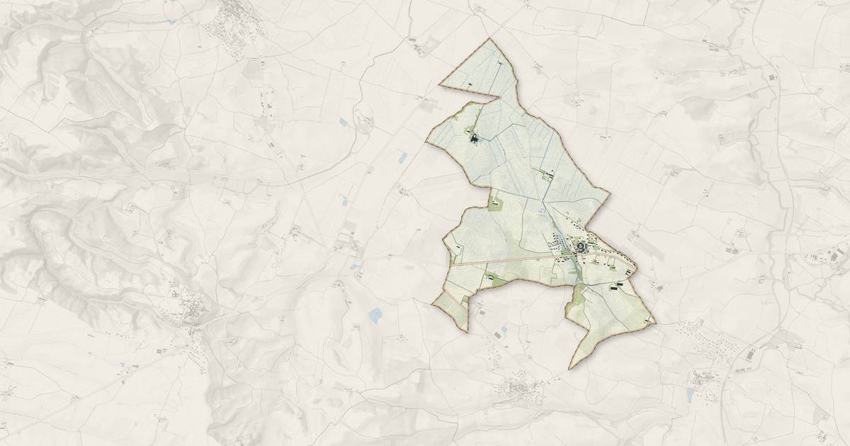 Portrait cartographique de La Force : relief, eau, forêts, bâti et voies, calculés à partir des données de l'IGN