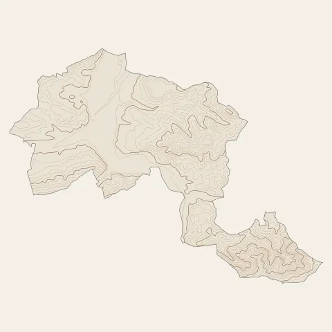 Limoux : courbes de niveau