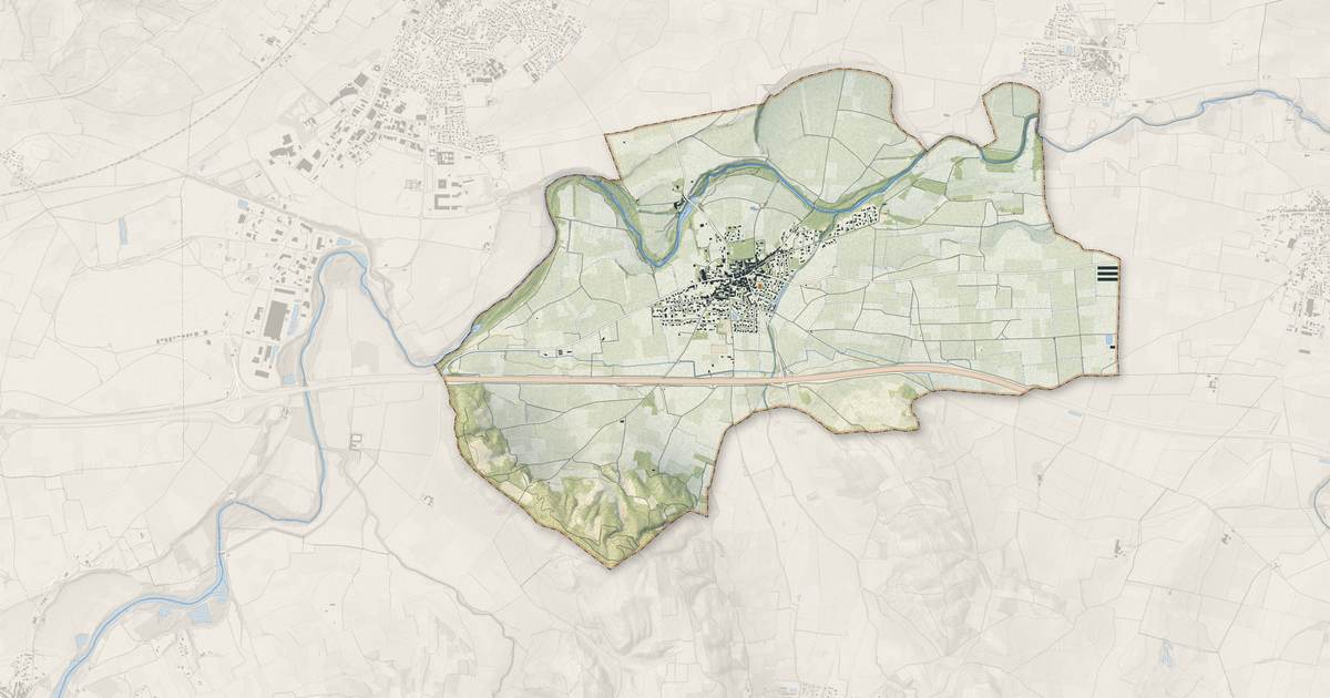 Portrait cartographique de Luc-sur-Orbieu : relief, eau, forêts, bâti et voies, calculés à partir des données de l'IGN