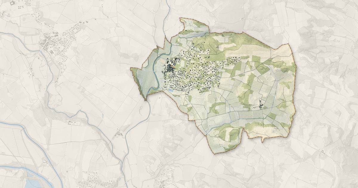 Portrait cartographique de Malves-en-Minervois : relief, eau, forêts, bâti et voies, calculés à partir des données de l'IGN