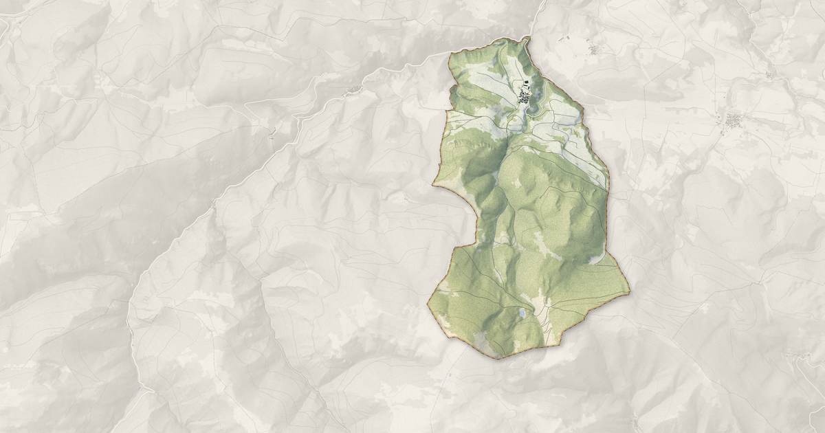 Portrait cartographique de Mazuby : relief, eau, forêts, bâti et voies, calculés à partir des données de l'IGN