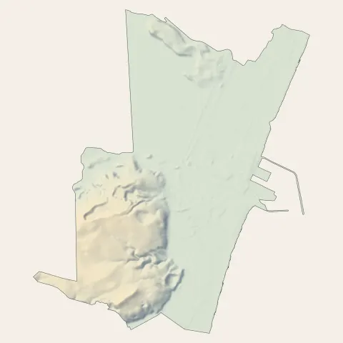 Port-la-Nouvelle : relief