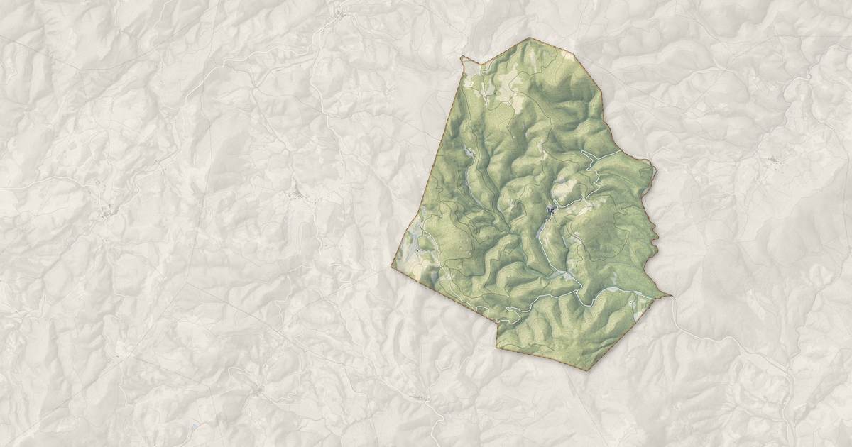 Portrait cartographique de Palairac : relief, eau, forêts, bâti et voies, calculés à partir des données de l'IGN