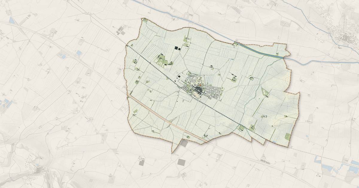 Portrait cartographique de Pexiora : relief, eau, forêts, bâti et voies, calculés à partir des données de l'IGN