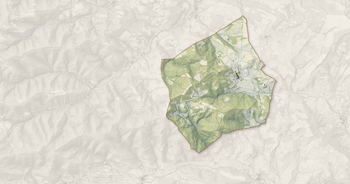 Portrait cartographique de La Serpent : relief, eau, forêts, bâti et voies, calculés à partir des données de l'IGN