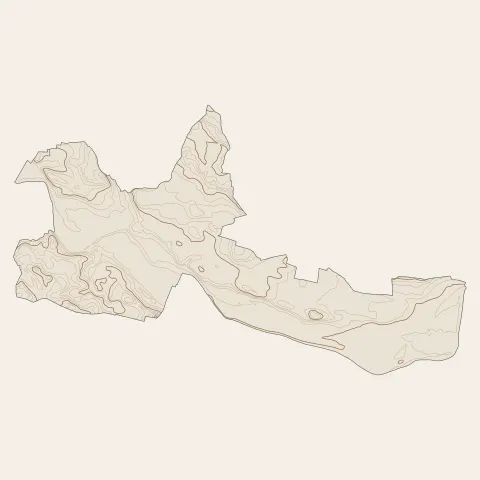 Trèbes : courbes de niveau