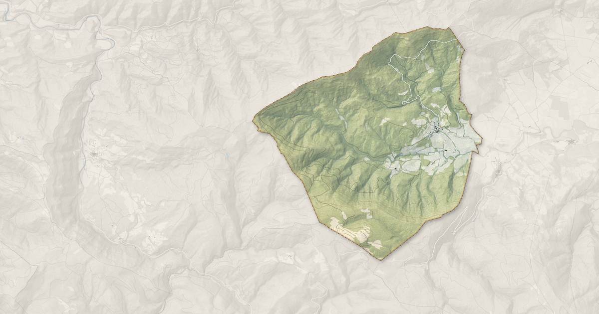 Portrait cartographique de Villar-en-Val : relief, eau, forêts, bâti et voies, calculés à partir des données de l'IGN