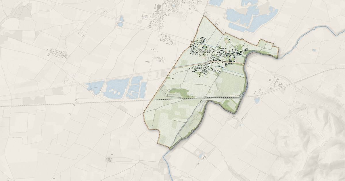 Portrait cartographique de Villedaigne : relief, eau, forêts, bâti et voies, calculés à partir des données de l'IGN
