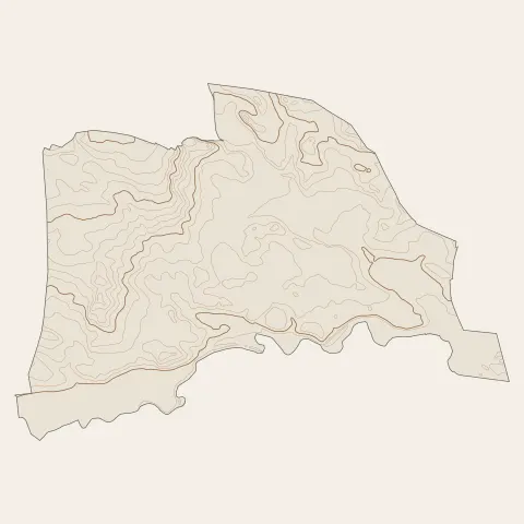 Villemoustaussou : courbes de niveau