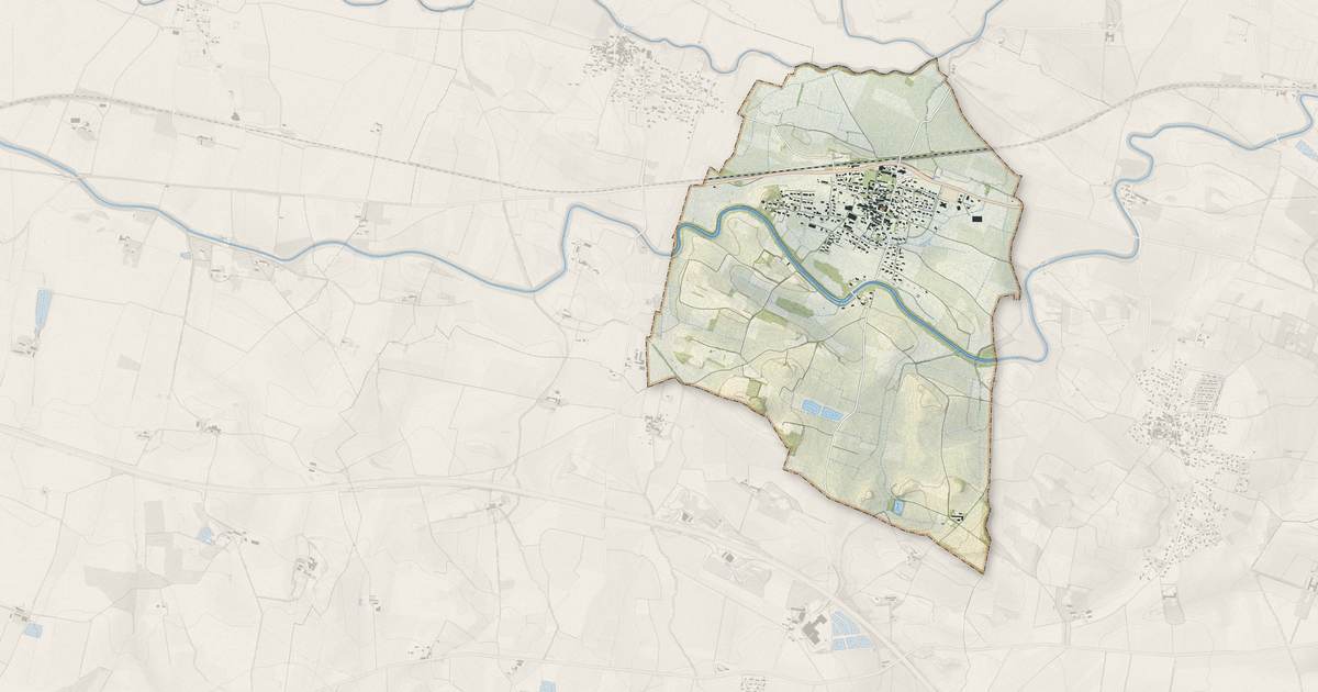 Portrait cartographique de Villesèquelande : relief, eau, forêts, bâti et voies, calculés à partir des données de l'IGN