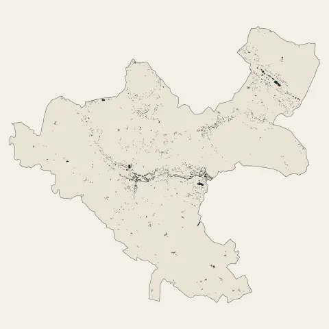 Aubin : bâti