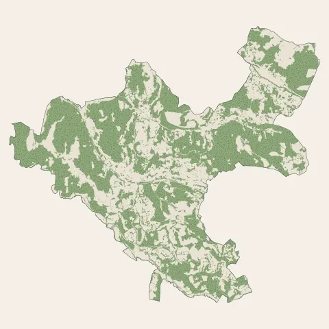 Aubin : bois, forêts et landes