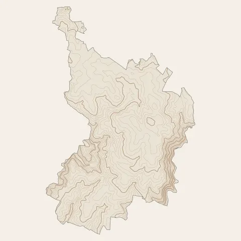 Calmont : courbes de niveau