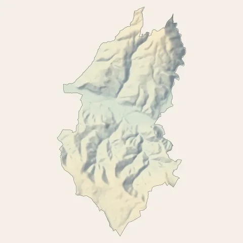 Espalion : relief