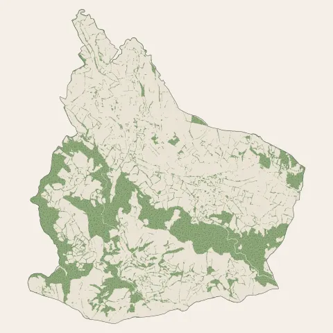 Laissac-Sévérac l'Église : bois, forêts et landes