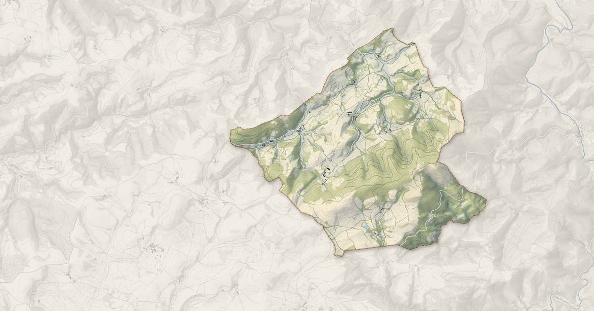 Portrait cartographique de Peux-et-Couffouleux : relief, eau, forêts, bâti et voies, calculés à partir des données de l'IGN