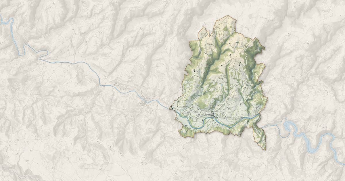 Portrait cartographique de Saint-Côme-d'Olt : relief, eau, forêts, bâti et voies, calculés à partir des données de l'IGN