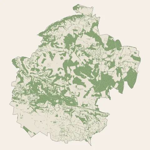 Salles-la-Source : bois, forêts et landes