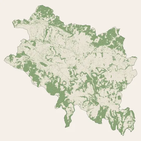 Sévérac d'Aveyron : bois, forêts et landes