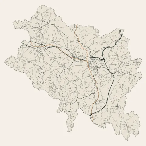 Sévérac d'Aveyron : voies
