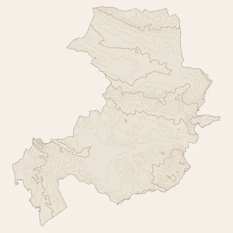 Aix-en-Provence : courbes de niveau