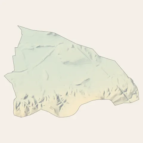 Alleins : relief
