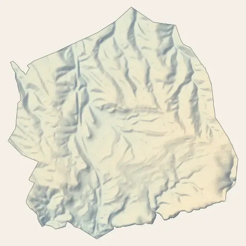 Belcodène : relief