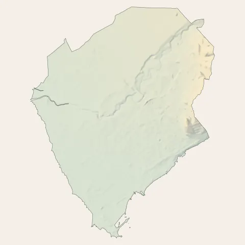 Berre-l'Étang : relief