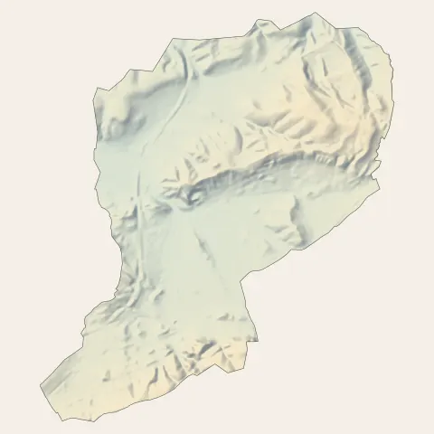 Bouc-Bel-Air : relief