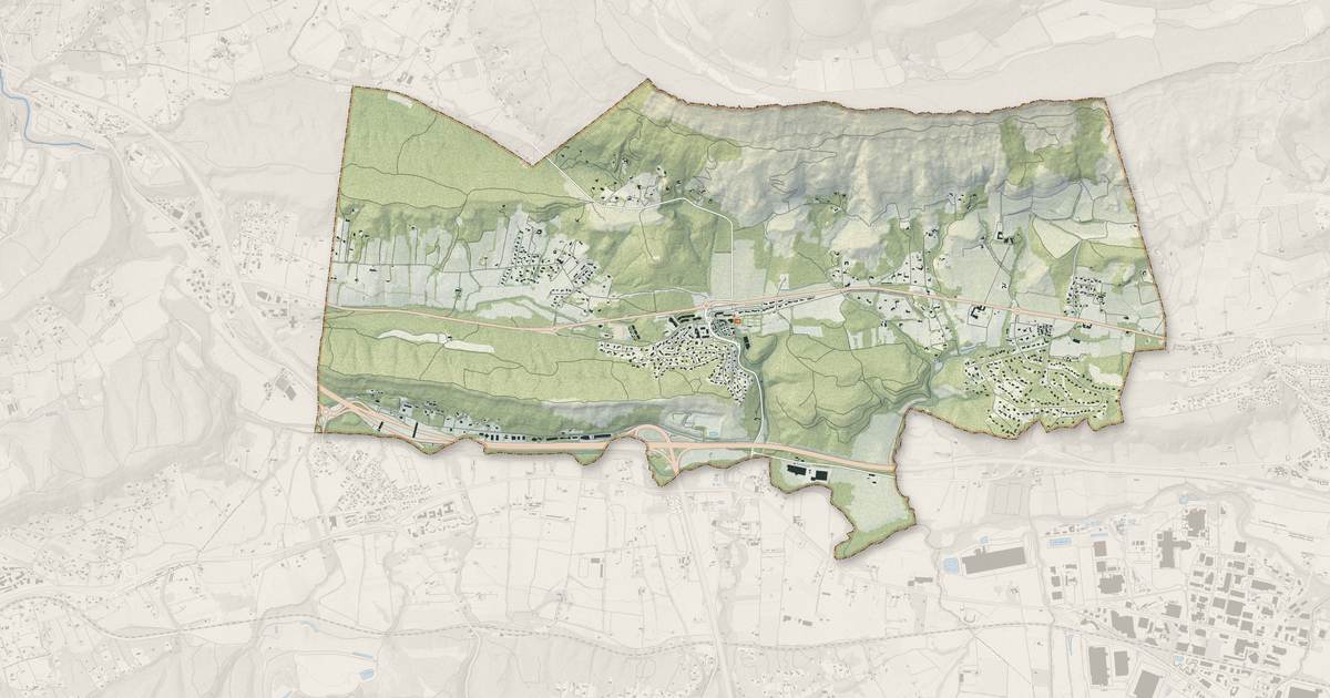 Portrait cartographique de Châteauneuf-le-Rouge : relief, eau, forêts, bâti et voies, calculés à partir des données de l'IGN