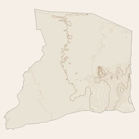 Châteaurenard : courbes de niveau