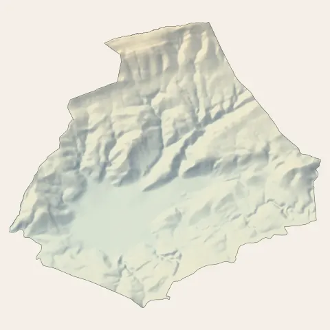 Cuges-les-Pins : relief
