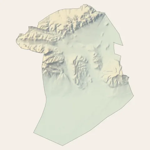 Eyguières : relief