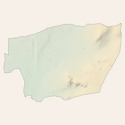 Eyragues : relief