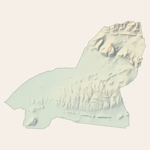 Fontvieille : relief