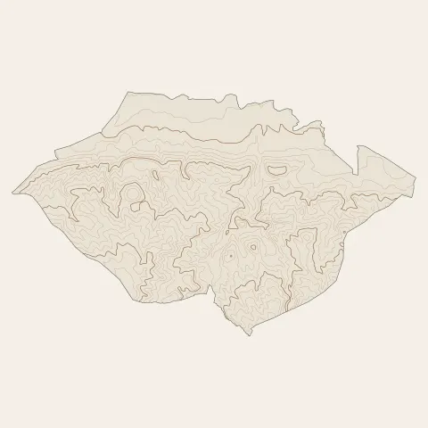 Fuveau : courbes de niveau