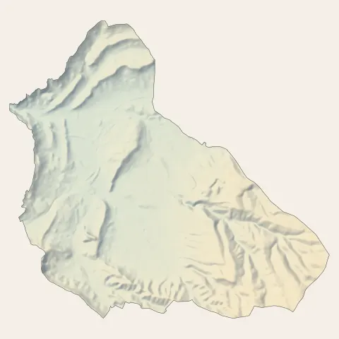 Gardanne : relief