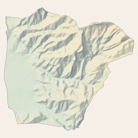 Gémenos : relief