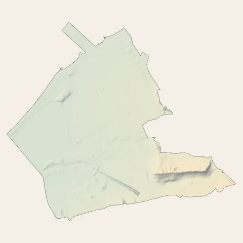 Marignane : relief