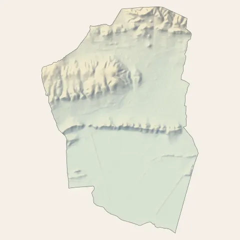 Paradou : relief