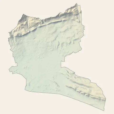 Pélissanne : relief