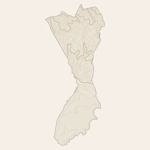 Plan-de-Cuques : courbes de niveau