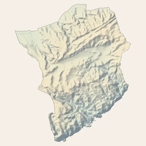 Le Rove : relief