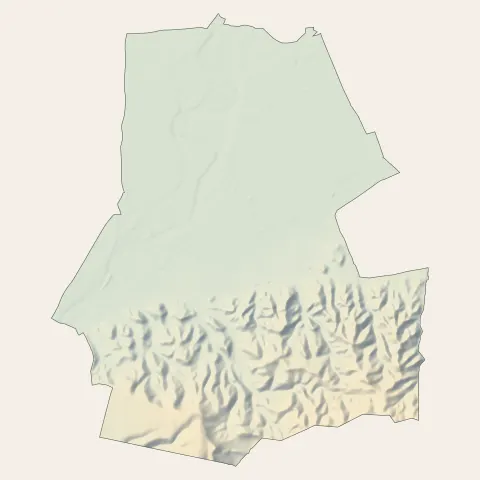 Saint-Étienne-du-Grès : relief