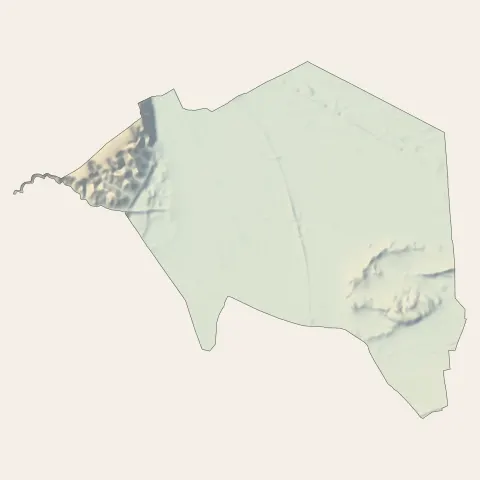 Sénas : relief